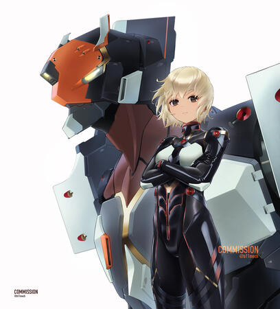 Mech & OC commission (half-body) Mech & OC commission (half-body)