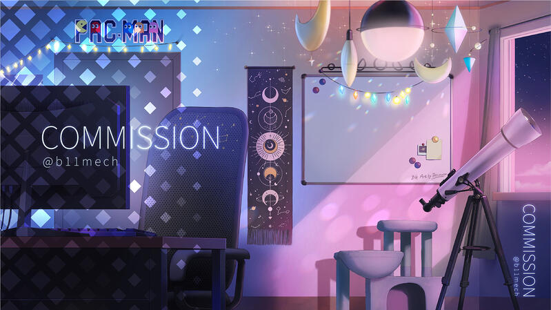 Background art for livestream